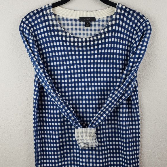 J. Crew Sweaters - J. Crew | Pull Over Sweeter Gingham Small